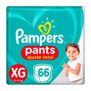 Fralda Pampers Pants Ajuste Total Xg 66 Unidades
