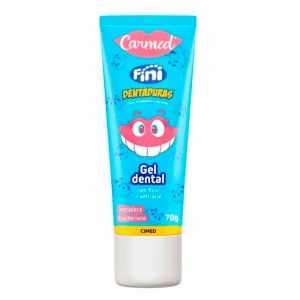 Gel Dental Carmed Fini Dentaduras Com Flúor 70g