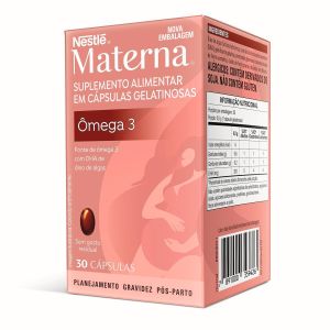 Suplemento Alimentar Em Cápsulas Materna Ômega-3 30 Unidades