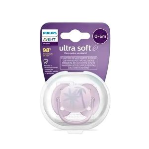 Chupeta Ultra Soft 0-6 meses Lilás Philips Avent