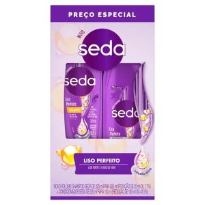 Kit Seda Liso Perfeito Shampoo 300ml + Condicionador 190ml