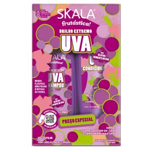 Kit Shampoo + Condicionador Frutástica Uva 325ml Skala