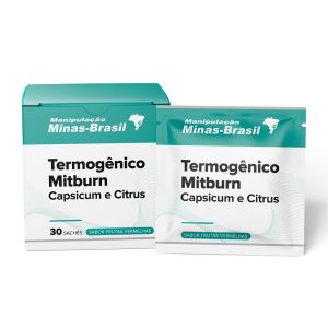 Termogênico com Mitburn Capsicum e Citrus 30 Sachês Frutas Vermelhas