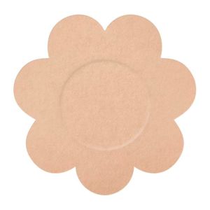 Protetor de Seios Autoadesivo Pétalas Bege com 2 pares Lib