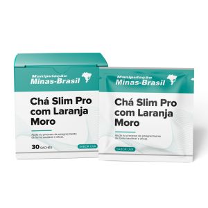 Chá Slim Pro Com Laranja Moro 30 Sachês Sabor Uva