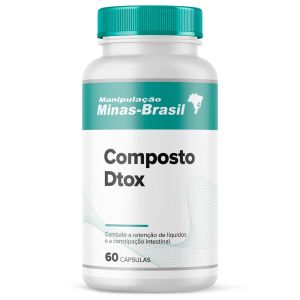 Composto Dtox Com 60 Cápsulas