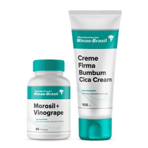 Kit Morosil Com Vinogrape 30 Cápsulas E Creme Firma Bumbum Cica Cream 100Ml