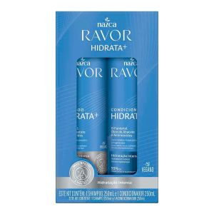 Kit Shampoo + Condionador Hidratação Ravor 250ml Nazca