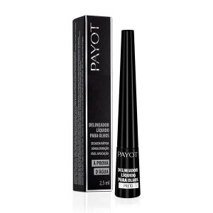 Delineador Líquido Para Olhos Preto À Prova D´água 2,5ml Payot