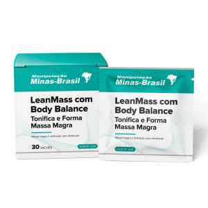 LeanMass Com Body Balance Tonifica e Forma Massa Magra Sabor Uva Com 30 Sachês