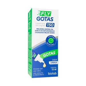Fly Gotas 150mg/ml Uso Oral Sabor Laranja 15ml Biolab