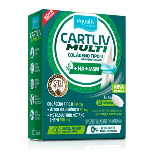 Suplemento Alimentar Cartliv Multi Com 30 Comprimidos Equaliv