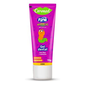 Gel Dental Carmed Fini Minhocas Com Flúor 70g