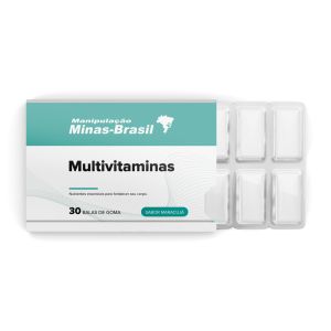 Multivitaminas Com 30 Balas De Goma Sabor Maracujá