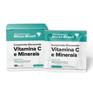 Comprimido Efervecente De Vit C E Minerais Com 30 Unidades Sabor Limão