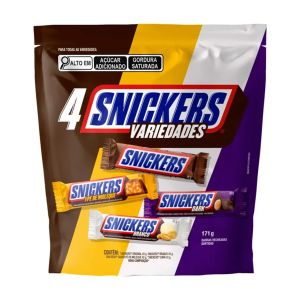 Chocolate Variedades Sortido Sachê 171g Snickers