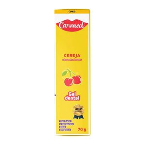 Gel Dental Cereja Com Flúor 70g Carmed