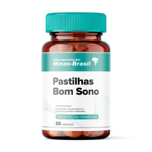 Pastilhas Bom Sono Sabor Frutas Vermelhas 30 Unidades