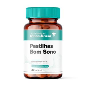 Pastilhas Bom Sono Sabor Maracujá 30 Unidades