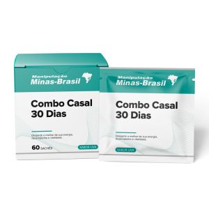 Combo Casal 30 Dias Energia Desempenho E Libido Elevada Com 60 Sachês Sabor Uva