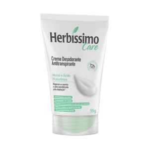 Desodorante Antitranspirante Creme Monoi e Ácido Hialurónico 72h 55g Herbíssimo Care