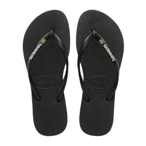 Sandália Slim Brasil Fc Preto 33/34 Havaianas