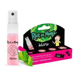 Spray Bucal Kissu 15ml Rick And Morty Frutas Vermelhas FreeBrands