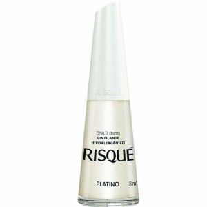 Esmalte Risqué Cintilante Platino 8 ML