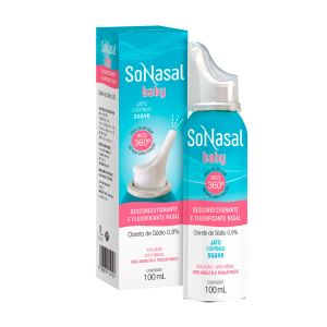 Descongestionante E Fluidificante Nasal Infantil Jato Suave 100ml Sonasal