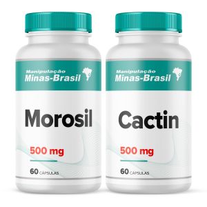 Kit Morosil 500mg 60 Cápsulas + Cactin 500mg 60 Cápsulas