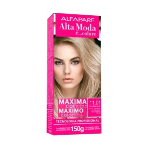 Coloração Alta Moda Louro Claríssimo Acinzentado 11.01 Alfaparf
