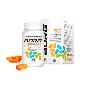 Ômega 3-6-9 1000mg 60 Cápsulas Borg