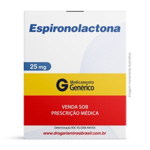 Espironolactona 25mg 30 Comprimidos Genérico Eurofarma