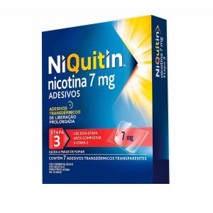 Niquitin 7mg Etapa 3 7 Adesivos Transdérmico