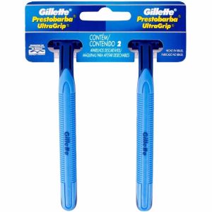 Aparelho Prestobarba Gillette Ultragrip Móvel C/ 02 Unidades