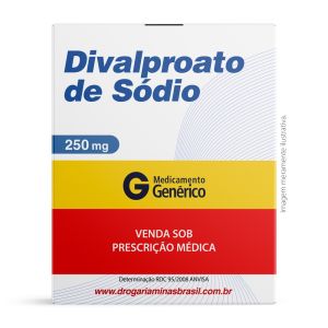Divalproato De Sódio 250mg 20 Comprimidos Revestidos Genérico Zydus