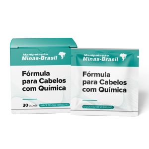 Fórmula Para Cabelos Com Química Sabor Frutas Vermelhas 30 Sachês