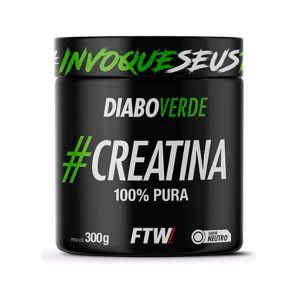 Creatina 100% Pura Diabo Verde 300g Ftw