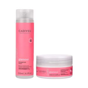 Kit Shampoo 250ml + Máscara 200ml Glamour Cadiveu