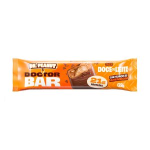 Barra De Proteína Doctor Bar 62g Doce De Leite Dr Peanut
