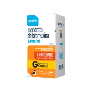 Cloridrato De Bromexina 0,8mg/ml Pediátrico 120ml Genérico Pharlab