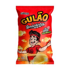 Salgadinho 45g Gulão Do Enaldinho Sabor Queijo Cósmico Gulão