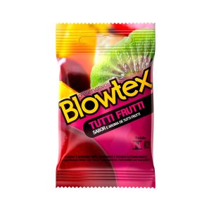 Preservativo Blowtex Tutti Fruti Com 3 Unidades