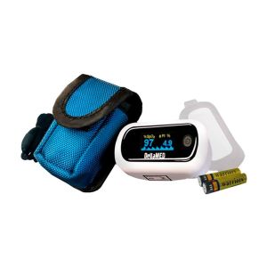 Oxímetro de Pulso para Dedo Digital com Alarme de Emergência Dellamed