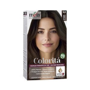 Coloração Permanente Em Creme Coloritá Color 5.0 Castanho Claro Itely Hair Fashion