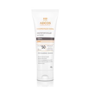 Protetor Solar Mousse 40g Fps50 Mineral Beige Adcos