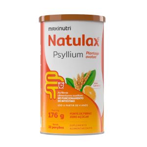 Suplemento Alimentar Natulax Psillyum 176g Laranja Maxnutri