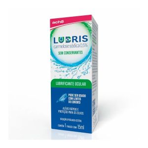 Lubris 15ml 0,5% Lubrificante Ocular Solução Oftálmica Aché