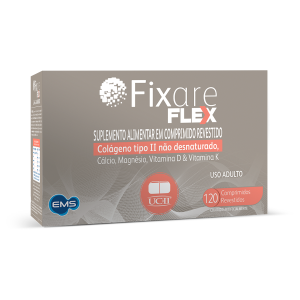 Suplemento Alimentar Fixare Flex 120 Comprimidos Revestidos Ems