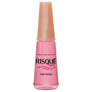 Esmalte Risqué Natural Pop Rose 8 ML